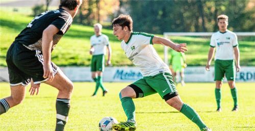 Michael Vital gelang im Hinspiel der Ehrentreffer für den SV Reichertsheim. Foto  esc