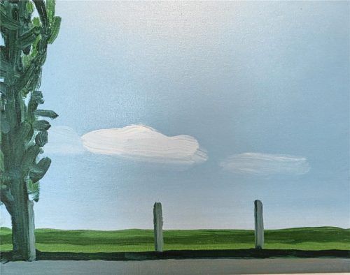 „Ohne Titel“, wie alle Werke von Ludwig Arnold. Foto Baumann