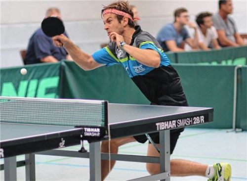 Patrick Mayer gewann sein erstes Einzel in dieser Saison. Foto Erlich