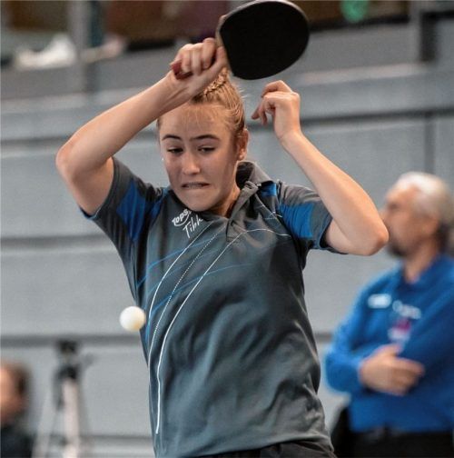 Siegerin beim Top 24-Bundesranglistenturnier in Dillingen: Die Kolbermoorerin Naomi Pranjkovic.Fotos steinbrenner