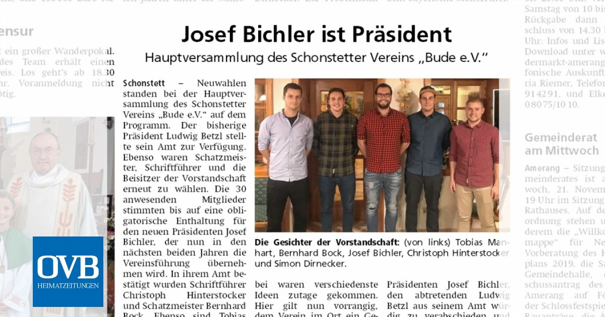 Josef Bichler ist Präsident OVB Heimatzeitungen