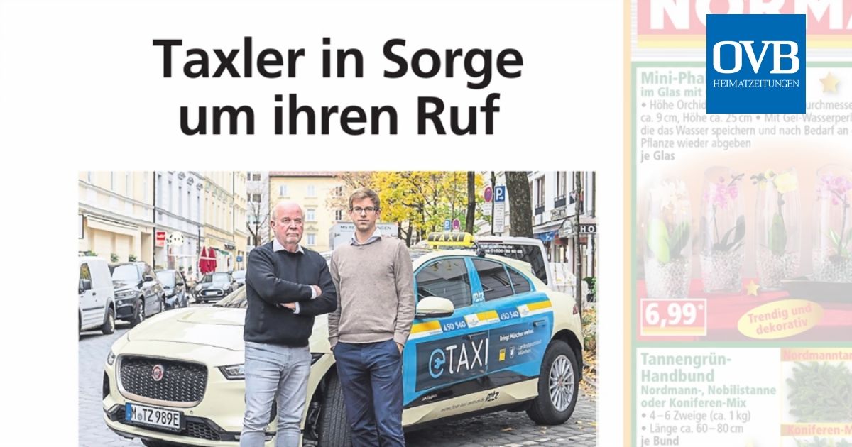 Taxler in Sorge um ihren Ruf OVB Heimatzeitungen