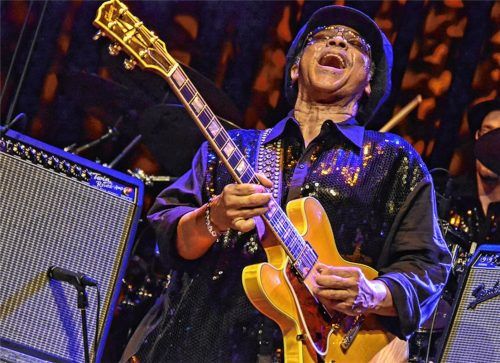 Tritt mit Earth, Wind And Fire am 29. März in der Wackerhalle auf: Gitarrist und Komponist Al McKay. Foto IG Jazz
