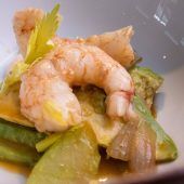 Ein Weihnachtsmenü für Kurzentschlossene mit Shrimpssalat und Entenbrust (für 4 Personen)