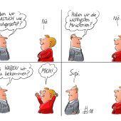 2018 in Karikaturen – und ein Blick auf 2019