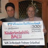 VdK spendet an Kinderkrebshilfe