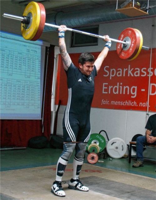 Christoph Ernst war mit 187 Kilogramm Zweikampfleistung bester Raublinger.