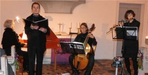 Das „Ensemble Alcinelle“ begeisterte.Foto Greiner