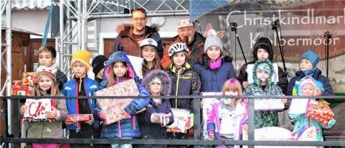 Die Freude stand den Kindern ins Gesicht geschrieben: Wünsche wurden durch viele großzügige Paten Wirklichkeit.Foto riediger