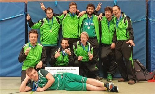 Die Rosenheimer Mannschaft gewann Silber.