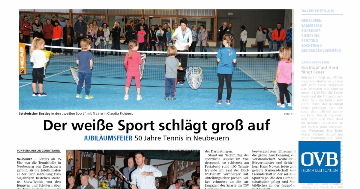 Der weiße Sport schlägt groß auf - OVB Heimatzeitungen