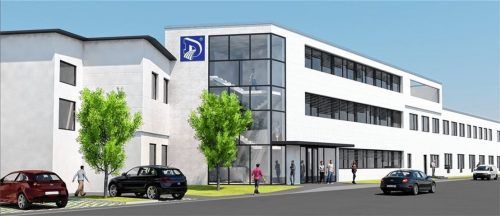 So sieht der Planungsentwurf aus: Die Firma Dickow Pumpen möchte am Standort erweitern und modernisieren. Rund 2,7 Millionen Euro werden in den Neubau – der die bestehenden Gebäude miteinander verbinden wird – und in zwei neue Fertigungsautomaten investiert. Der Baukörper bietet Platz für die benötigten Büro- und etwa Sitzungsräume, die Schulungsräume im bestehenden Bau sind per Aufzug zu erreichen. Außerdem entstehen 21 neue Parkplätze für die Mitarbeiter. Damit wird der benachbarte Mendelweg vom Parkdruck entlastet.Fotos Dickow