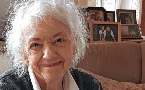 Zufrieden mit ihrem Leben sei sie, sagt Marianne Wildmoser (85). Vor allem aber mit ihren Kindern.Foto WEinfurtner.