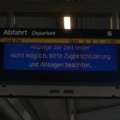 Endlos-Geschichte um einen defekten Bahn-Anzeiger