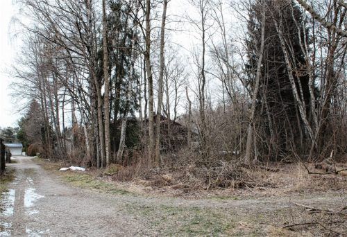 Am Ende der Hölderlinstraße sollen die zwei Blockhäuser für die Kinder errichtet werden. Foto Riediger