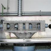 Belastungstests für Raketenmotoren