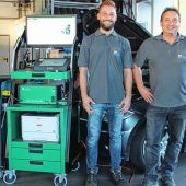 Familie von Schraubervirus befallen