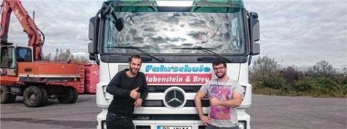 Ein Beruf mit Verantwortung, der Spaß macht: Lkw-Fahrer.