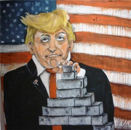 „I Do What I Want“ (Acryl/Mischtechnik) von Ulrike Blumberg.