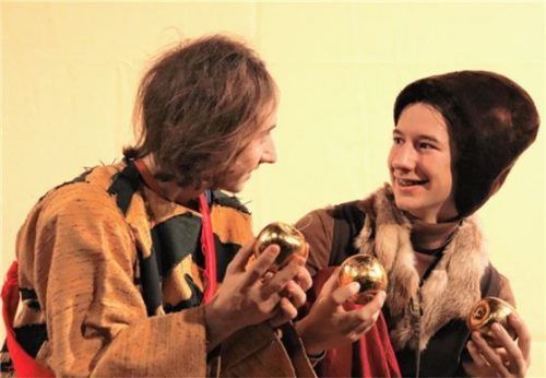 Innige Dynamik herrschte zwischen den beiden Hauptdarstellern Florian (links) und Thomas Rottmayr. Foto Jehle