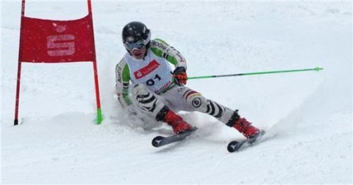 Matthias Kagleder (WSV Samerberg) fuhr Bestzeit. Foto schmid