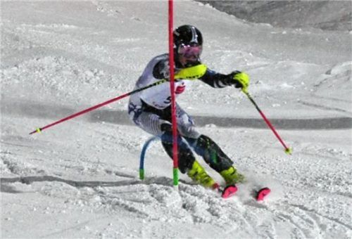 Quirin Raubinger vom WSV Reit im Winkl fuhr beim ersten Slalom der Saison auf den achten Platz. Foto wegscheider