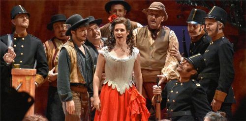 Temperamentvoll: Denise Felsecker gab eine überzeugende Carmen.Foto  Schlecker