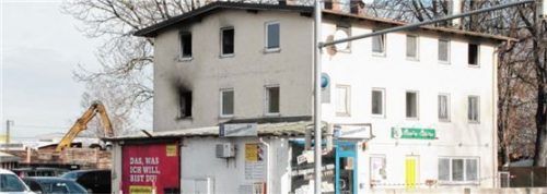 Unbewohnbar: dieses Haus am Brückenberg. Foto Reisner