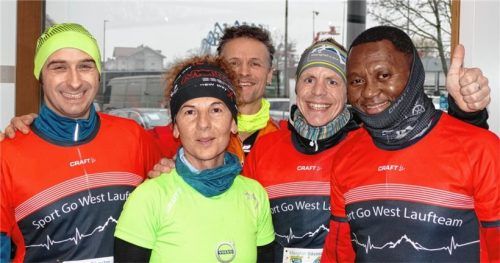 Vielfalt zeichnet die Teams aus: hier die Gruppe Sport Go West Laufteam.