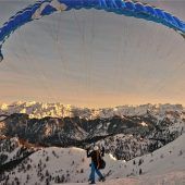 Panoramafreuden vor dem Abflug