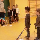 Nachwuchs des Hockeysports im Schnuppertraining