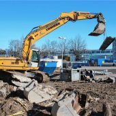 Westtangente: Arbeiten mit schwerem Gerät gehen voran