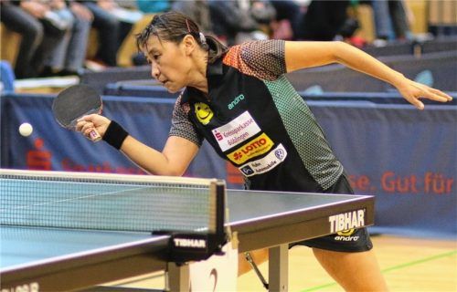 An der Böblinger Ausnahmespielerin Qianhong Gotsch bissen sich Kolbermoors Damen zuletzt reihenweise die Zähne aus. Foto Erlich