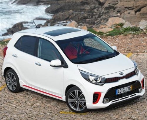 Besonders sportlich wirkt der Kia Picanto in der Ausführung GT-Line. Foto kia
