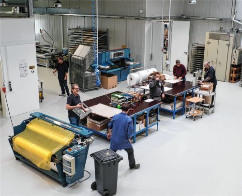 Blick in die neuen Fertigungshallen der Thurm GmbH in Ostermünchen.Fotos  Thurm