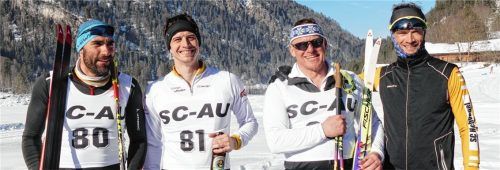 Das Siegerteam München I (von links) Stefan Schmidtchen, Daniel Orthofer, Franz Hefter und Falco Schwabe, Fotos Hoffmann