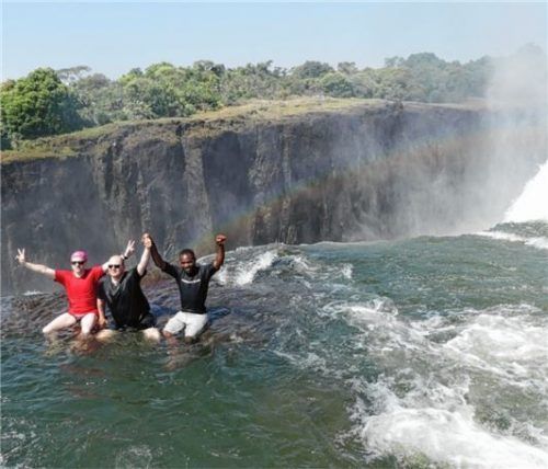 „Devil’s Pool“ an den Viktoriafällen