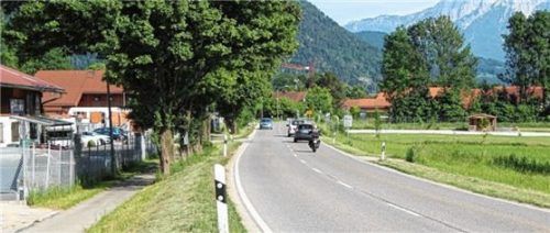 Die Straße zwischen Flintsbach und Fischbach.Foto stv
