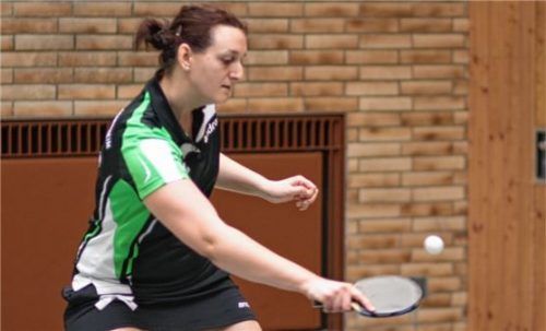 Ersatzspielerin Christina Wittmann verkürzte zwischenzeitlich auf 2:3. Foto Erlich