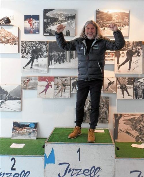 Für den Amerikaner Peter Müller ist Inzell eine zweite Heimat geworden. Foto  Max-Aicher-Arena