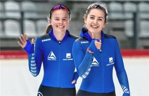 Großer Erfolg für Anna Ostlender und Josephine Heimerl in Berlin. Foto  Wukits