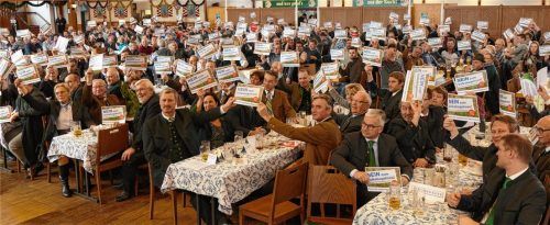 Klare Haltung: Die Landwirte aus der Region sagen „Nein“ zum Volksbegehren Artenvielfalt. Fotos Hoffmann