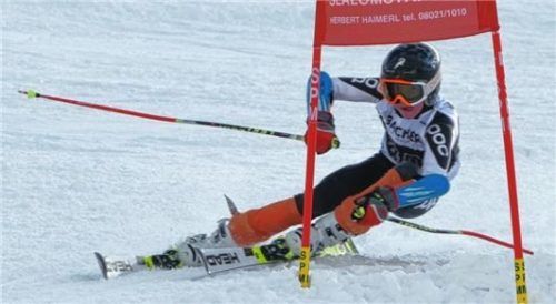 Luis Widmesser, WSV Oberaudorf, gewann an beide Rennen mit Tagesbestzeit. Fotos  Schmid