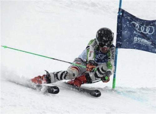 Matthias Kagleder wurde am Jenner bayerischer Schülermeister im Riesenslalom. Foto  BEHA-RING