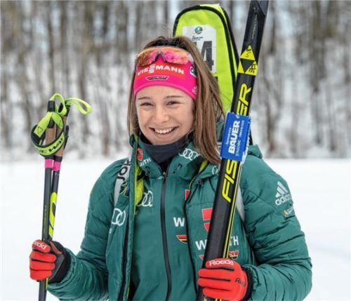 Sophia Schneider gewann den Massenstart und die Verfolgung. Foto Wukits