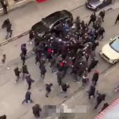 Straßenkampf vor dem Bayern-Spiel