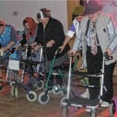 Begeisterung für „Rollator-Garde“