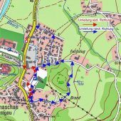 Sperrung mit Umleitungsplan in Hohenaschau