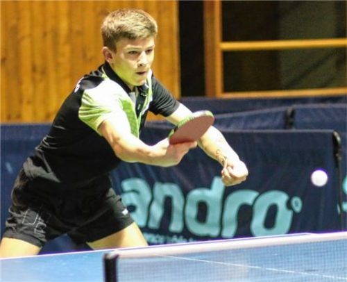 Daniel Hackenberg vom TuS Bad Aibling holte sich den Titel bei den Buben.Foto Erlich