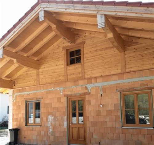 Das neue Musikerheim steht vor der Fertigstellung. 102800 Euro kamen als Zuschuss aus dem Gemeindesäckel. Foto steffenhagen